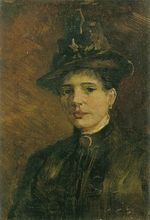Портрет женщины в шляпе